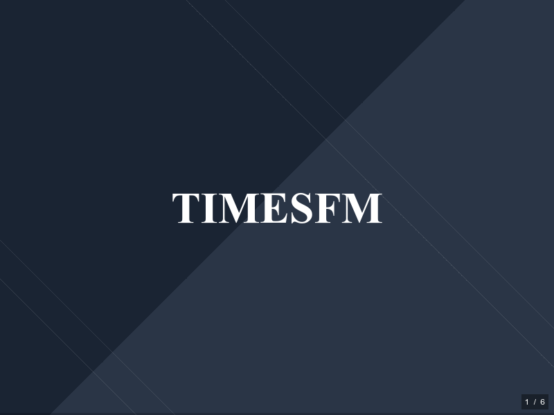 timesfm
