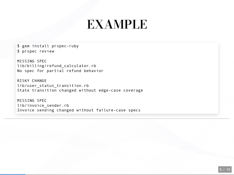 PRSpec: Test Review for the AI Coding Eraのサムネイル（6ページ目）