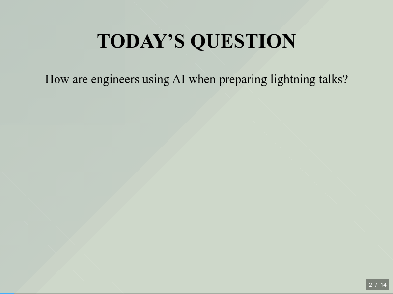 How Engineers Use AI for Lightning Talksのサムネイル（3ページ目）