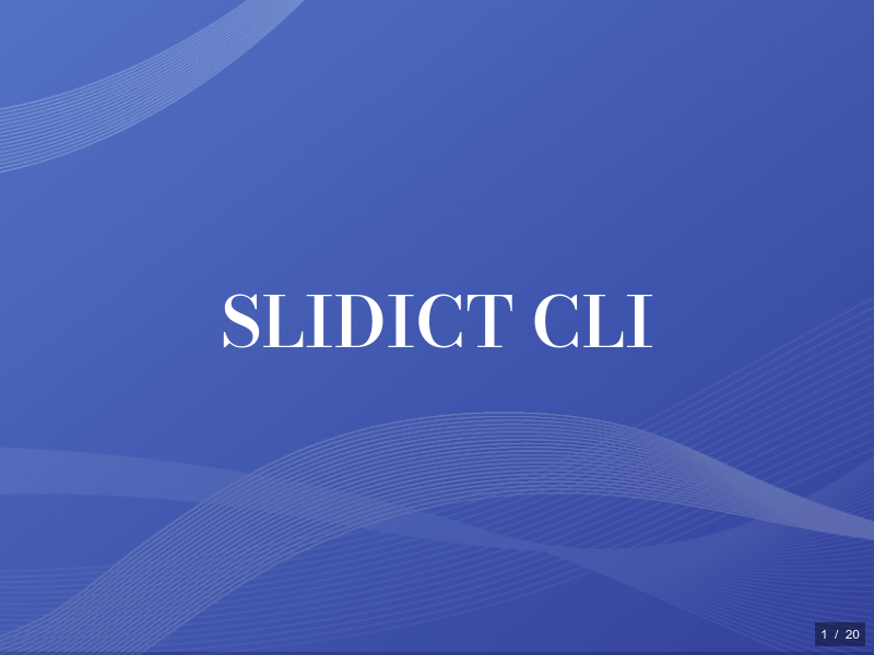 Slidict CLIのサムネイル（1ページ目）