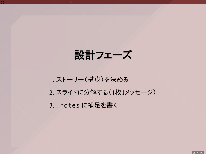 スライド作成の型まとめのサムネイル（6ページ目）